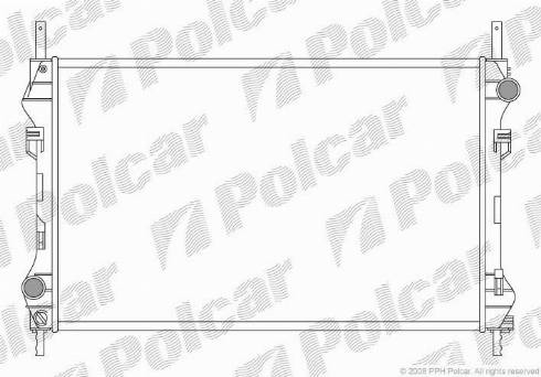 Polcar 324708A1 - Radiators, Motora dzesēšanas sistēma autodraugiem.lv