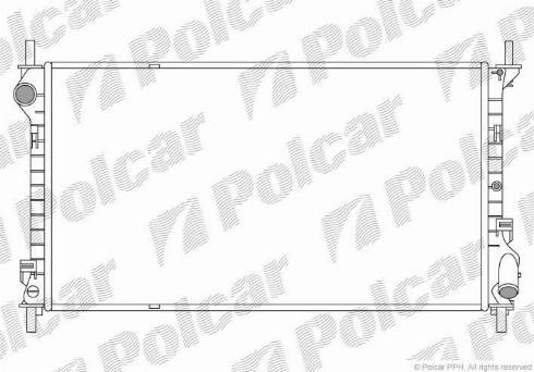 Polcar 3256084X - Radiators, Motora dzesēšanas sistēma autodraugiem.lv