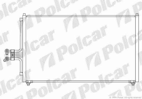 Polcar 3251K8C1 - Kondensators, Gaisa kond. sistēma autodraugiem.lv