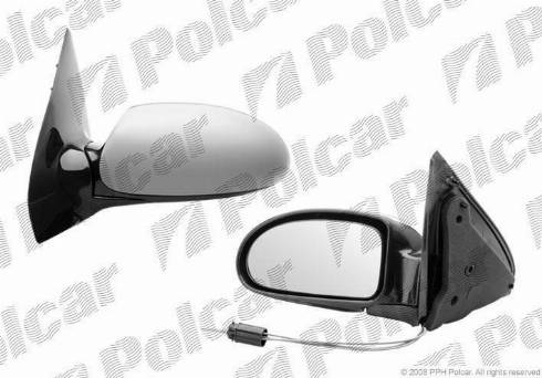 Polcar 3201522M - Ārējais atpakaļskata spogulis autodraugiem.lv