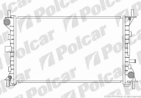 Polcar 320108-3 - Radiators, Motora dzesēšanas sistēma autodraugiem.lv