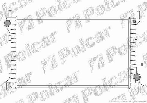 Polcar 3201082X - Radiators, Motora dzesēšanas sistēma autodraugiem.lv