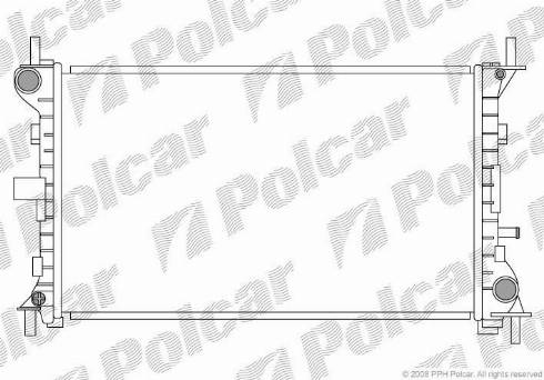 Polcar 320108-2 - Radiators, Motora dzesēšanas sistēma autodraugiem.lv