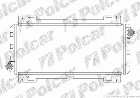 Polcar 320808-1 - Radiators, Motora dzesēšanas sistēma autodraugiem.lv