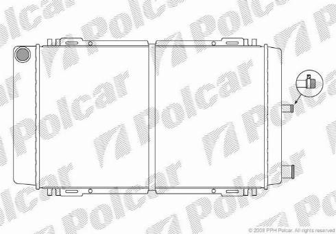 Polcar 320808-2 - Radiators, Motora dzesēšanas sistēma autodraugiem.lv