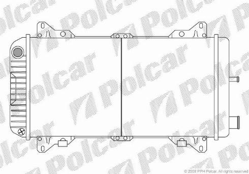 Polcar 320308-3 - Radiators, Motora dzesēšanas sistēma autodraugiem.lv