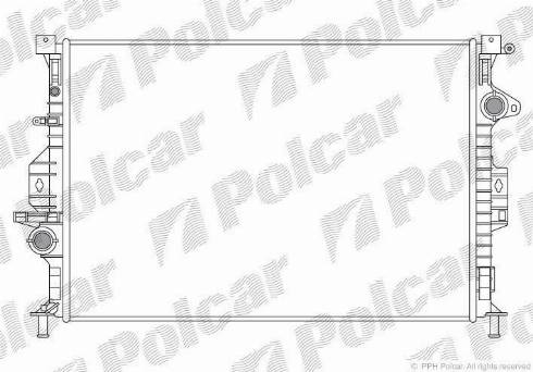 Polcar 321908-4 - Radiators, Motora dzesēšanas sistēma autodraugiem.lv