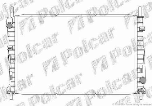 Polcar 3216081X - Radiators, Motora dzesēšanas sistēma autodraugiem.lv