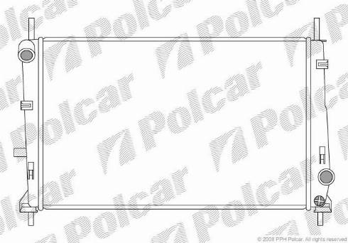 Polcar 321608-1 - Radiators, Motora dzesēšanas sistēma autodraugiem.lv