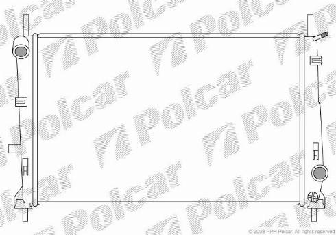 Polcar 321608-2 - Radiators, Motora dzesēšanas sistēma autodraugiem.lv