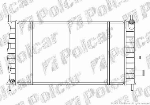 Polcar 321008-4 - Radiators, Motora dzesēšanas sistēma autodraugiem.lv