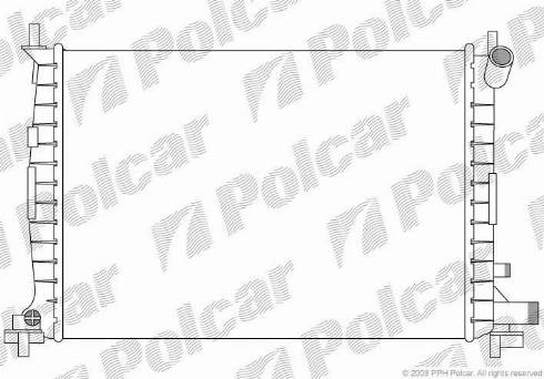 Polcar 3210085X - Radiators, Motora dzesēšanas sistēma autodraugiem.lv