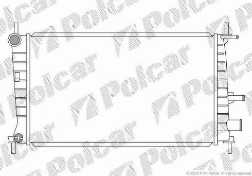 Polcar 321008-6 - Radiators, Motora dzesēšanas sistēma autodraugiem.lv
