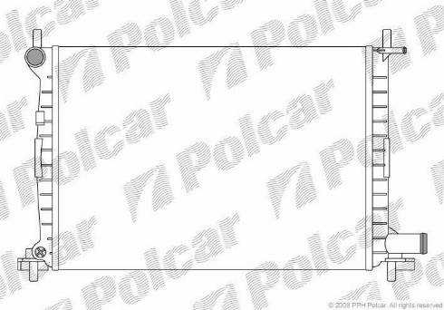 Polcar 3210082X - Radiators, Motora dzesēšanas sistēma autodraugiem.lv