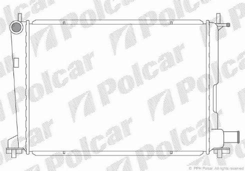 Polcar 321008-2 - Radiators, Motora dzesēšanas sistēma autodraugiem.lv