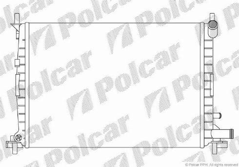 Polcar 321008A5 - Radiators, Motora dzesēšanas sistēma autodraugiem.lv