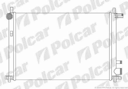 Polcar 321008A1 - Radiators, Motora dzesēšanas sistēma autodraugiem.lv