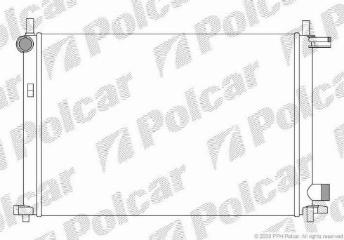 Polcar 321008A3 - Radiators, Motora dzesēšanas sistēma autodraugiem.lv