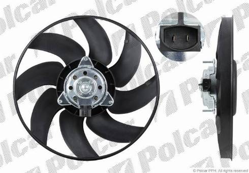 Polcar 321023U2 - Ventilators, Motora dzesēšanas sistēma autodraugiem.lv