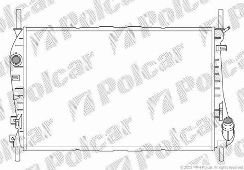 Polcar 321808-4 - Radiators, Motora dzesēšanas sistēma autodraugiem.lv