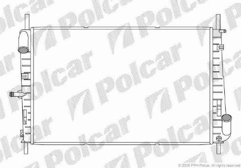 Polcar 321808-3 - Radiators, Motora dzesēšanas sistēma autodraugiem.lv