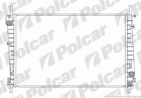 Polcar 321808-2 - Radiators, Motora dzesēšanas sistēma autodraugiem.lv