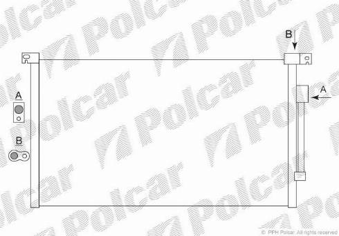 Polcar 3218K81X - Kondensators, Gaisa kond. sistēma autodraugiem.lv