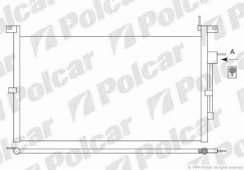 Polcar 3218K8C1 - Kondensators, Gaisa kond. sistēma autodraugiem.lv