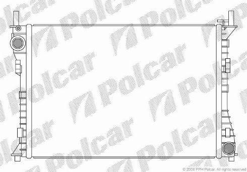 Polcar 3212084X - Radiators, Motora dzesēšanas sistēma autodraugiem.lv