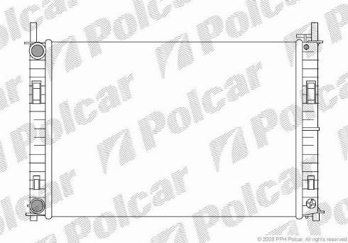 Polcar 3212083X - Radiators, Motora dzesēšanas sistēma autodraugiem.lv