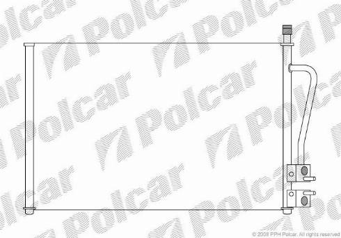 Polcar 3212K81X - Kondensators, Gaisa kond. sistēma autodraugiem.lv