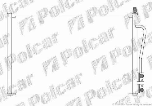 Polcar 3212K8C1S - Kondensators, Gaisa kond. sistēma autodraugiem.lv