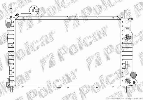 Polcar 321708-4 - Radiators, Motora dzesēšanas sistēma autodraugiem.lv