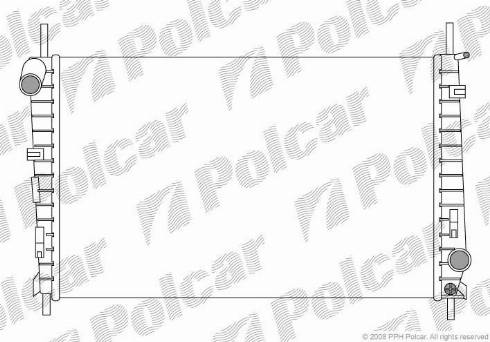 Polcar 3217083X - Radiators, Motora dzesēšanas sistēma autodraugiem.lv