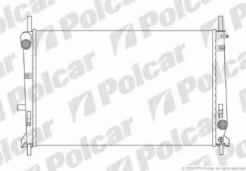 Polcar 321708-3 - Radiators, Motora dzesēšanas sistēma autodraugiem.lv