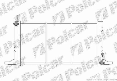 Polcar 322308-2 - Radiators, Motora dzesēšanas sistēma autodraugiem.lv