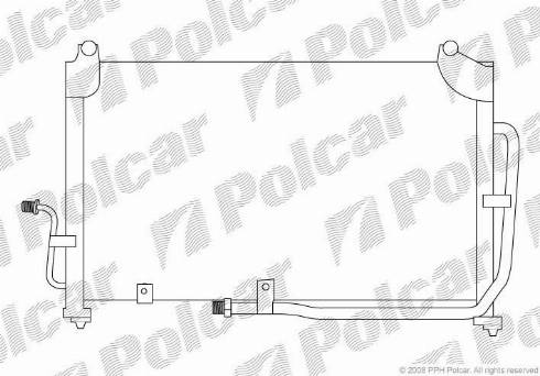 Polcar 2902K8C1 - Kondensators, Gaisa kond. sistēma autodraugiem.lv