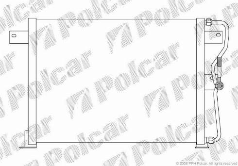 Polcar 2405K8B1 - Kondensators, Gaisa kond. sistēma autodraugiem.lv
