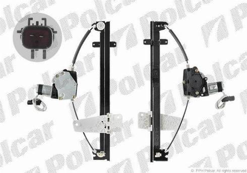 Polcar 2406PSE1 - Stikla pacelšanas mehānisms autodraugiem.lv