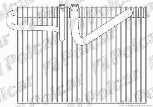 Polcar 2401P81X - Iztvaikotājs, Gaisa kondicionēšanas sistēma autodraugiem.lv