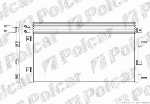 Polcar 2411K8C1 - Kondensators, Gaisa kond. sistēma autodraugiem.lv