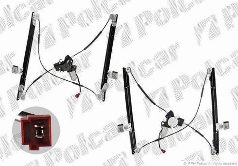 Polcar 2421PSE2 - Stikla pacelšanas mehānisms autodraugiem.lv