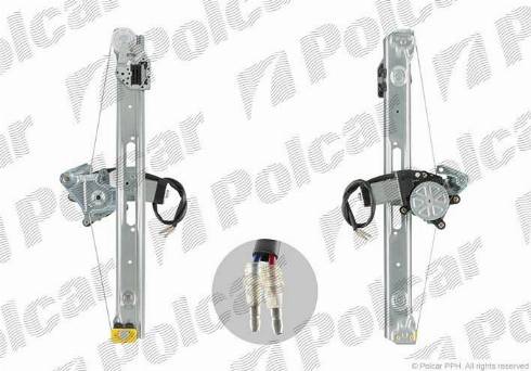 Polcar 2050PSE3 - Stikla pacelšanas mehānisms autodraugiem.lv