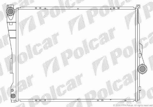 Polcar 2008084X - Radiators, Motora dzesēšanas sistēma autodraugiem.lv