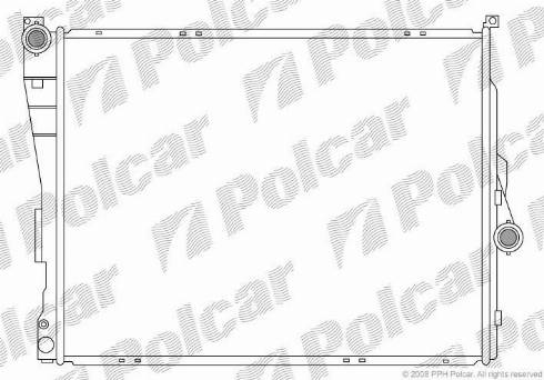 Polcar 200808-3 - Radiators, Motora dzesēšanas sistēma autodraugiem.lv