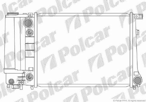 Polcar 2014082X - Radiators, Motora dzesēšanas sistēma autodraugiem.lv