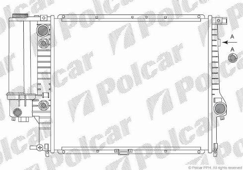 Polcar 201408A1 - Radiators, Motora dzesēšanas sistēma autodraugiem.lv