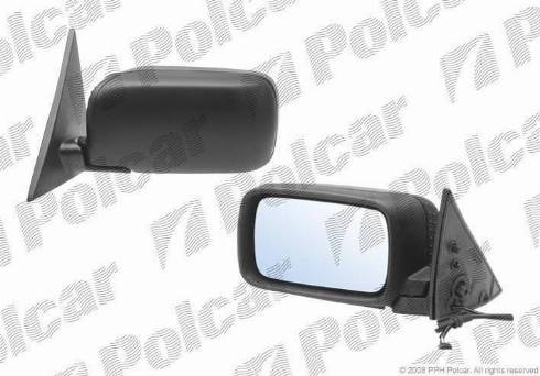 Polcar 2015514M - Ārējais atpakaļskata spogulis autodraugiem.lv
