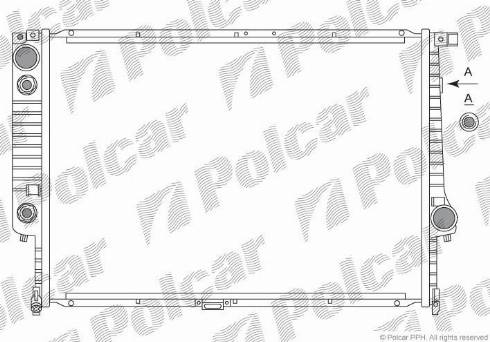 Polcar 201508A1 - Radiators, Motora dzesēšanas sistēma autodraugiem.lv