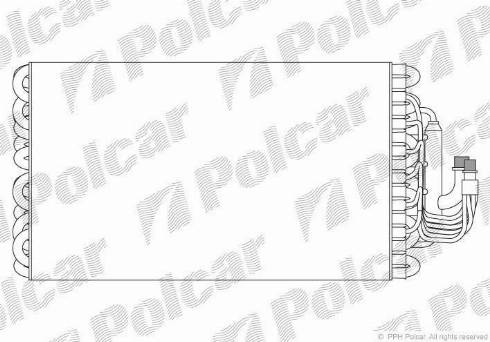 Polcar 2015P8-1 - Iztvaikotājs, Gaisa kondicionēšanas sistēma autodraugiem.lv